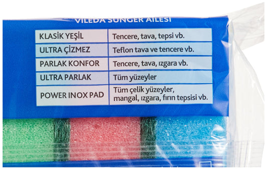 Vileda Ekonomik Bulaşık Süngeri