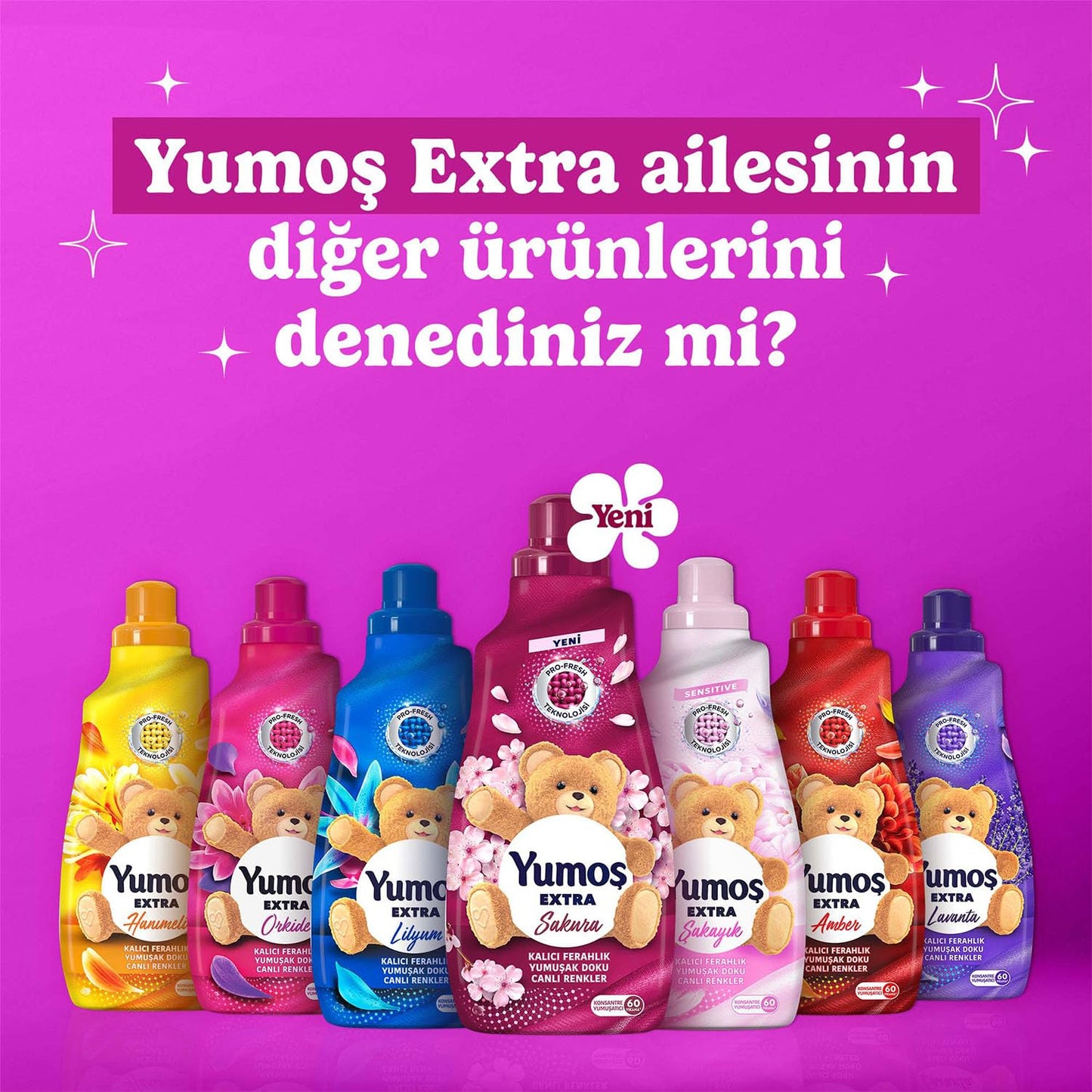 Yumoş Extra Konsantre Çamaşır Orkide 1440 ml