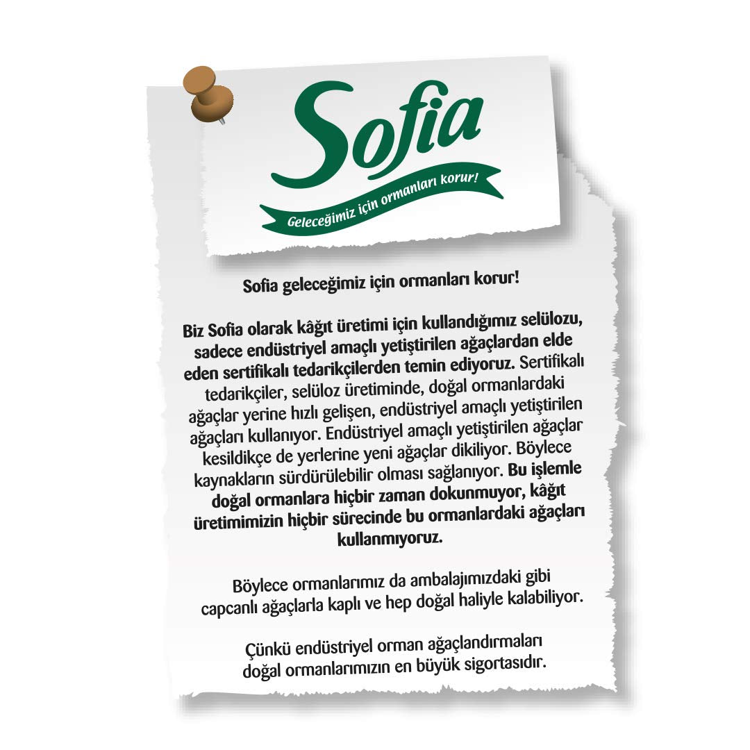 Sofia 3 Katlı Tuvalet Kağıdı 32'Li, 1 Paket (1 X 32 Adet)
