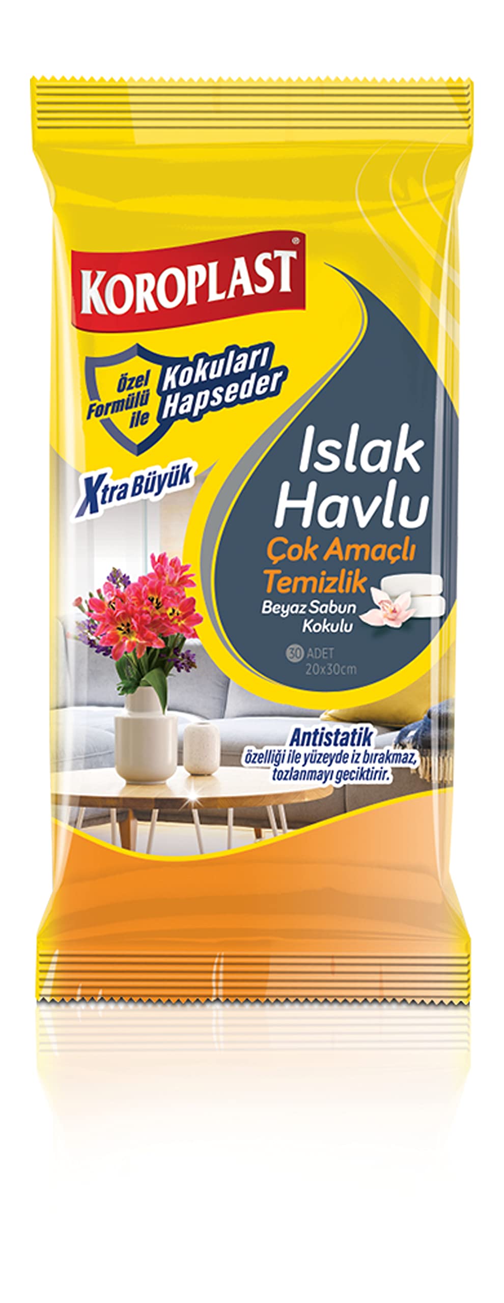 Koroplast Temizlik Mendili Çok Amaçlı