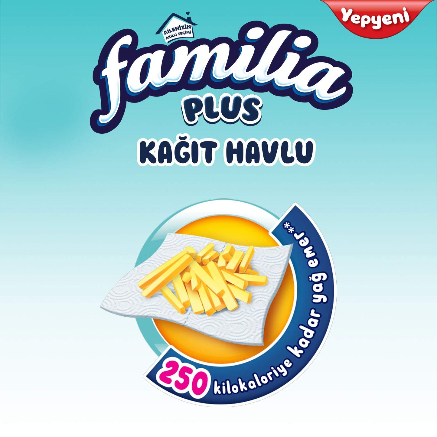 Familia Plus 3 Katlı 12'li Kağıt Havlu (1 x 12 Adet)