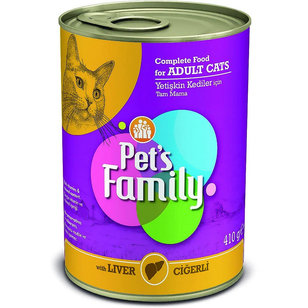 Pet's Family Ciğerli Kedi Konservesi 410g