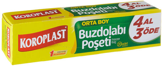 Koroplast 80'li 4 Al 3 Öde Buzdolabı Poşeti