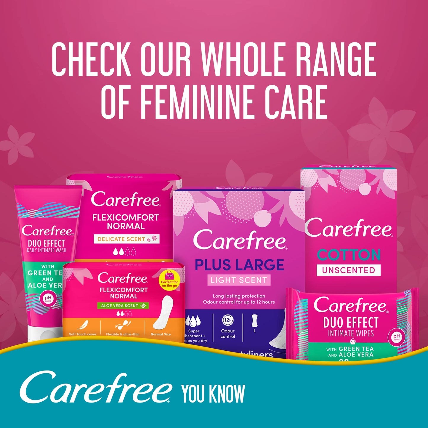 Carefree Organic Uzun Günlük Ped
