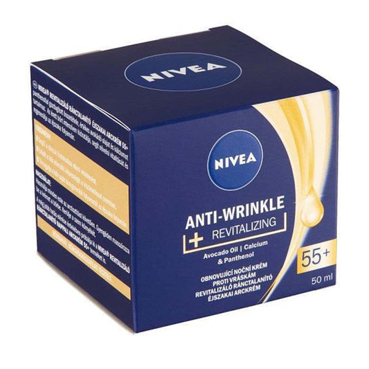 Nivea Kırışıklık Karşıtı + Yenileyici 55+ Gece Kremi 50 ml