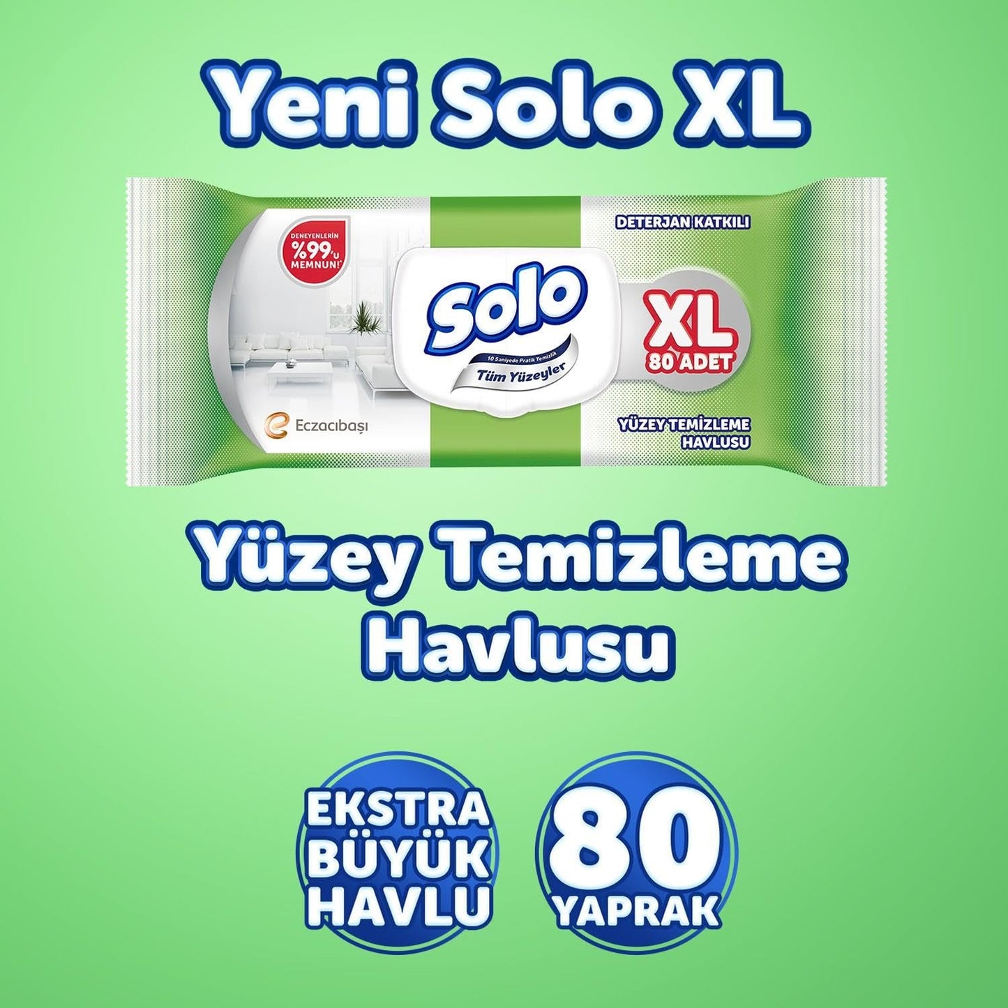SOLO Yüzey Temizleme Havlusu XL T. Yüzey
