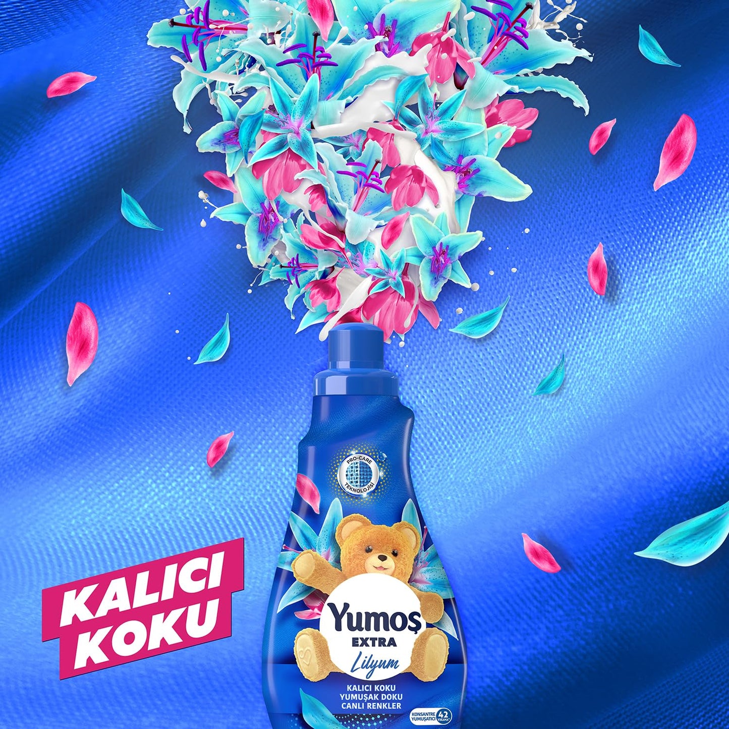 YUMOS Extra Konsantre Çamaşır Yumuşatıcısı Lilyum 1008 ml