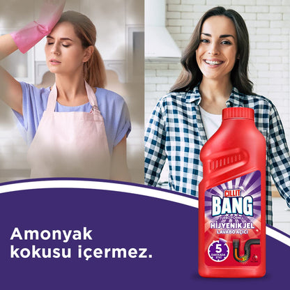 Cillit Bang Turbo Hijyenik Jel Lavabo Açıcı