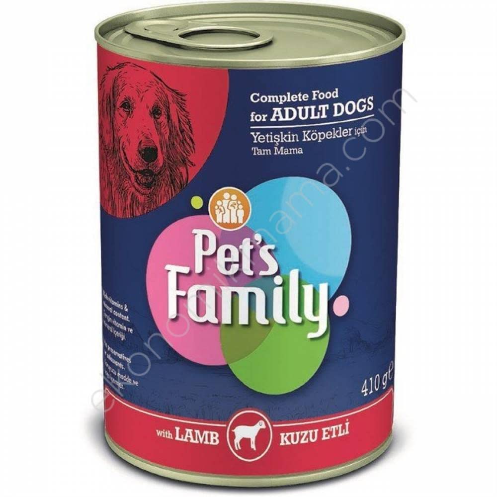 Pets Famıly Kuzu Etli Köpek Konservesi 400g