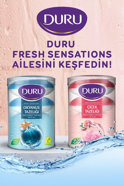 DURU Fresh Sensations Çicek Tazeliği Sabun, 100 Gramx4