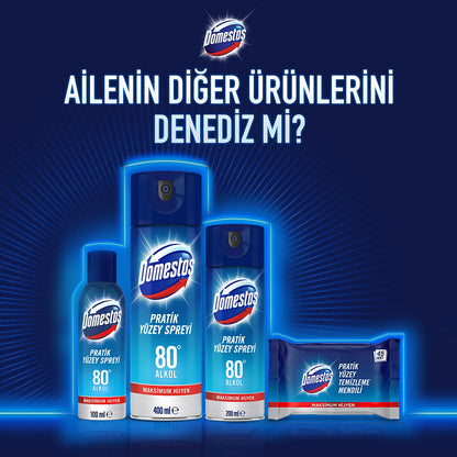 Domestos Pratik Yüzey Spreyi Maksimum Hijyen Alkol Bazlı 100 ml 1 Adet