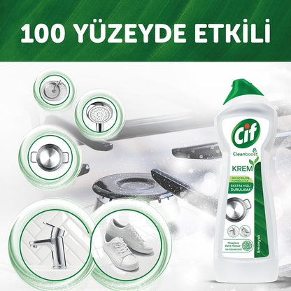 Cif Krem Yeni Nesil Yüzey Temizleyici Amonyak