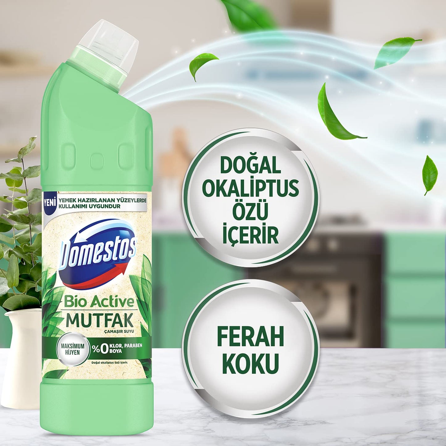 Domestos Yoğun Kıvamlı Çamaşır Suyu Bio Active 750 ml