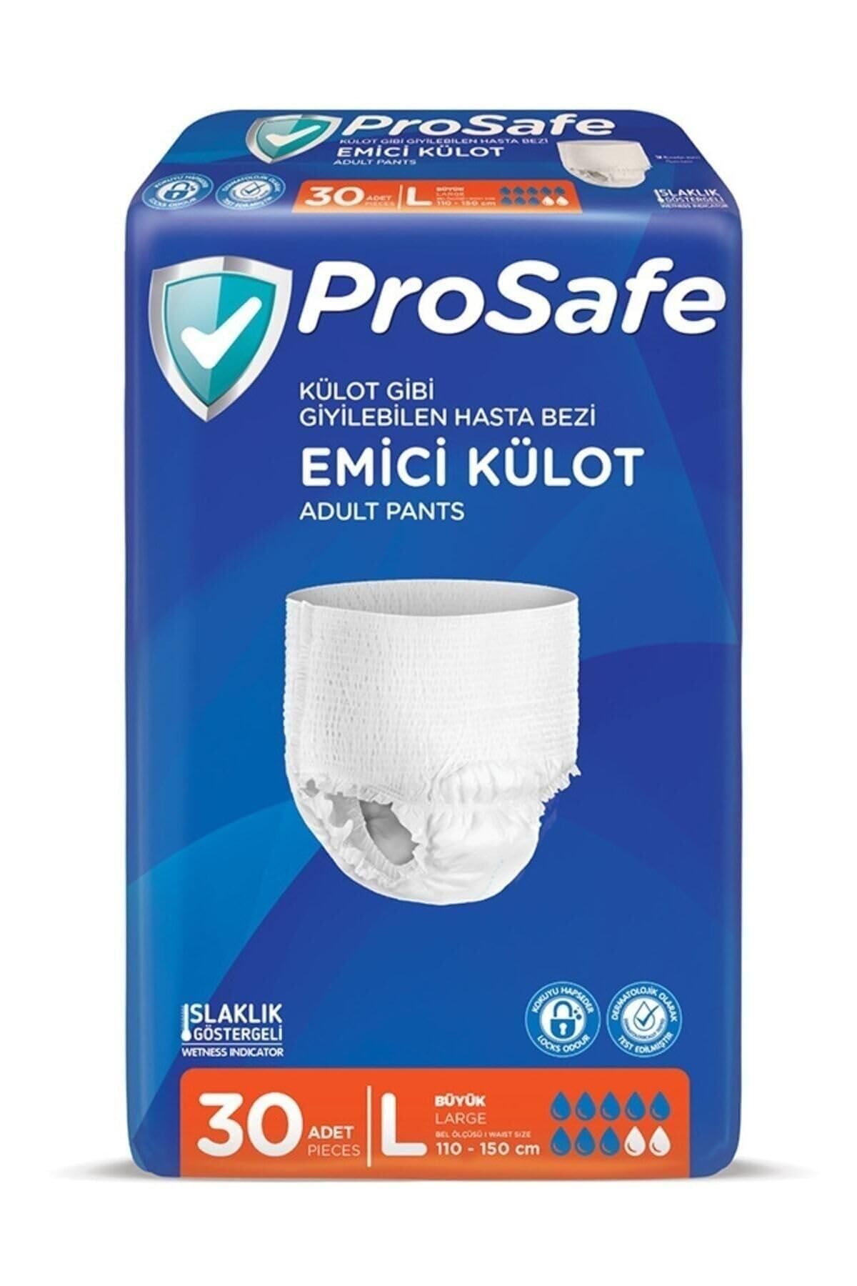PROSAFE Canped Emici Külot 30'Lu Large