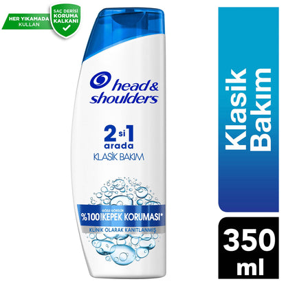 Head & Shoulders 2'si 1 Arada Şampuan Kepeğe Karşı Etkili, 350 ml