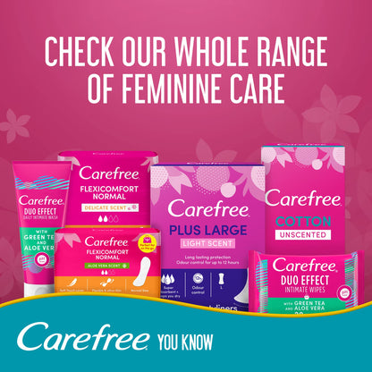 Carefree Organic Uzun Günlük Ped