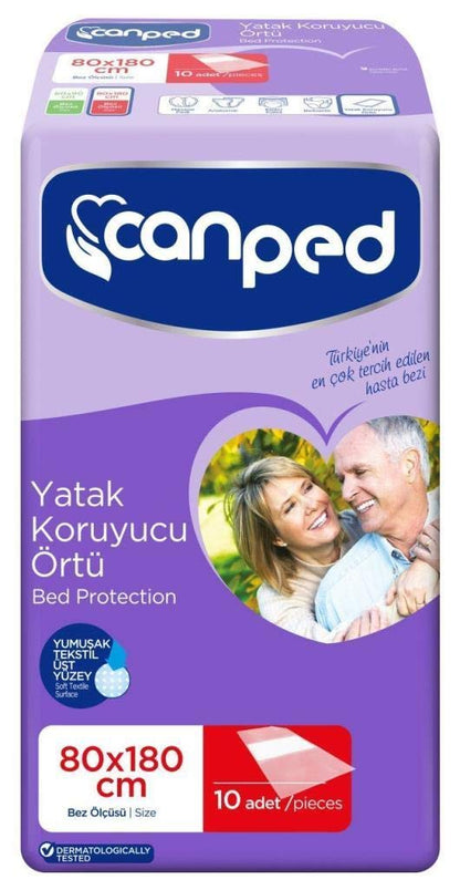 Canbebe Canped Yatak Koruyucu Örtü, 80x180 Santimetre