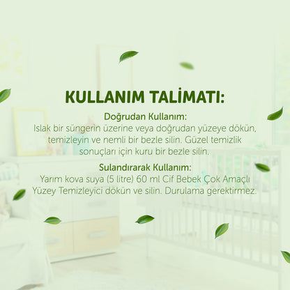 Cif Bebek Çok Amaçlı Yüzey Temizleyici 1000 ml