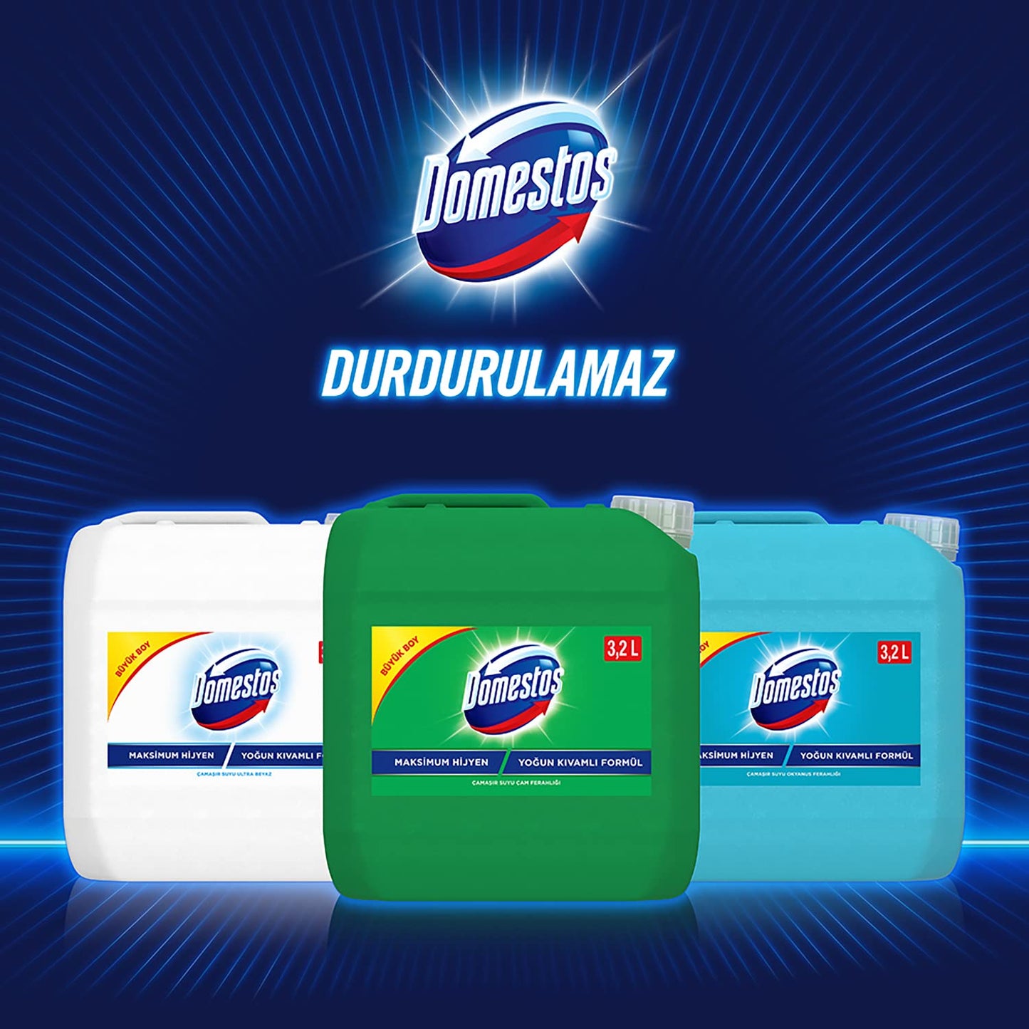 Domestos Çamaşır Suyu Ultra Beyaz 3240 ml