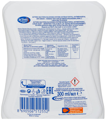 Activex Antibakteriyel Sıvı Sabun Hassas (300 ml)