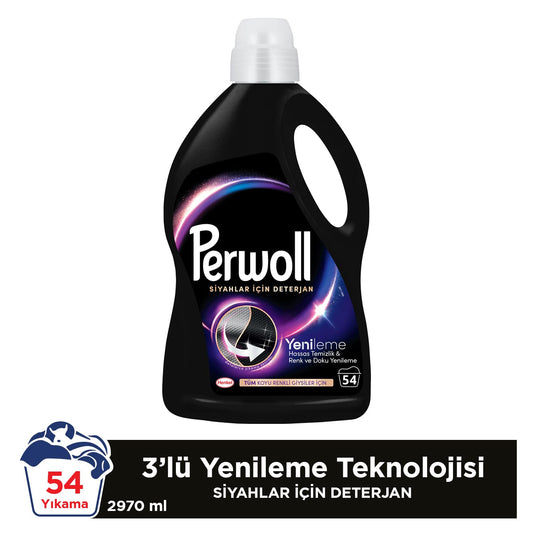 Perwoll Yenileme Siyahlar için Sıvı Deterjan 54 Yıkama 2.97 Lt