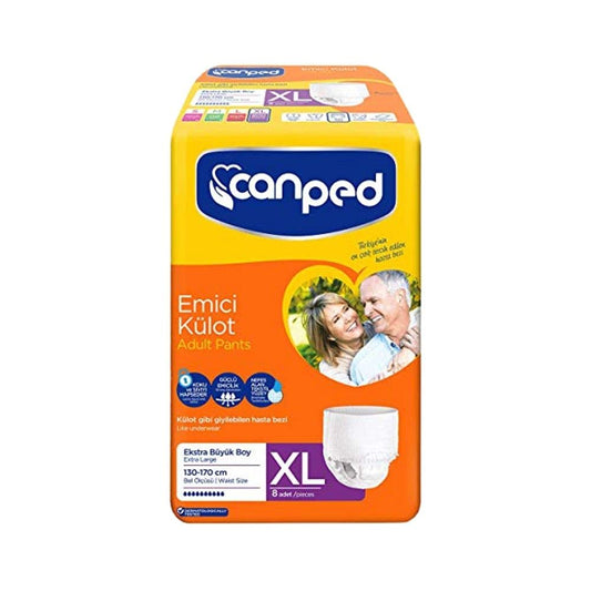 CANPED EMİCİ KÜLOT HASTA BEZİ XL EXTRA LARGE BÜYÜK TEKLİ PK