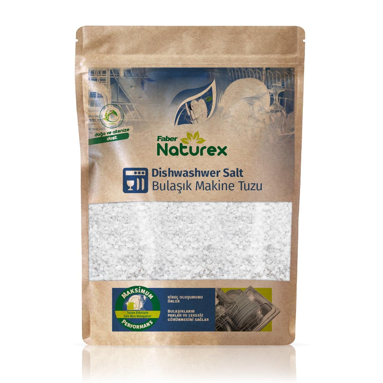 Faber Naturex Bulaşık Makine Tuzu 1,5Kg Kraft Torba