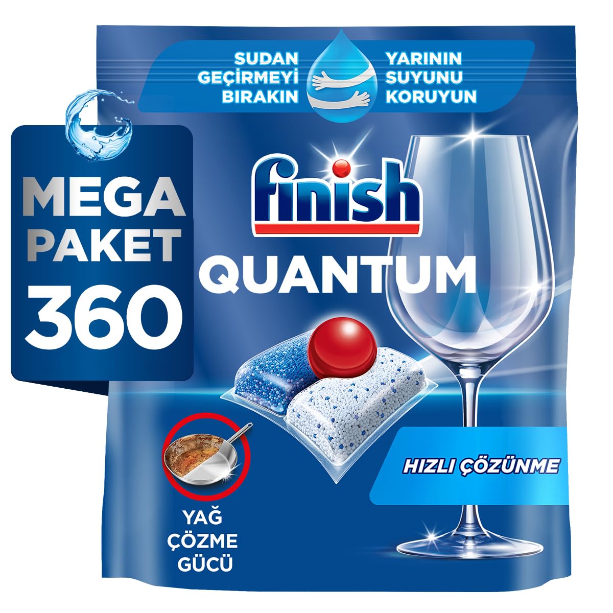 Finish Quantum Bulaşık Makinesi Deterjanı Tableti