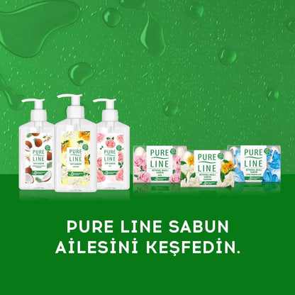 Pureline Gül Bitkisel Sabun, 4'lü Paket (4 x 70 g)