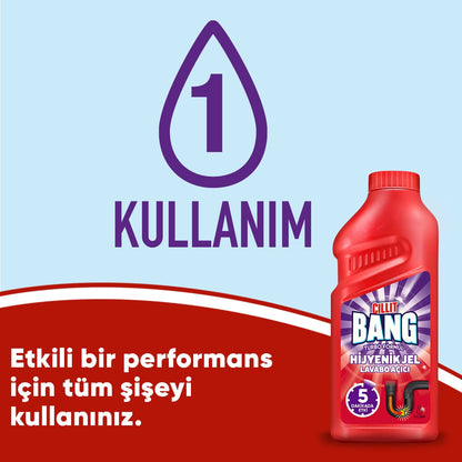 Cillit Bang Turbo Hijyenik Jel Lavabo Açıcı