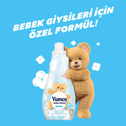 Yumoş Konsantre Çamaşır Yumuşatıcısı Bebek 1200 ml 50 Yıkama 1 Adet
