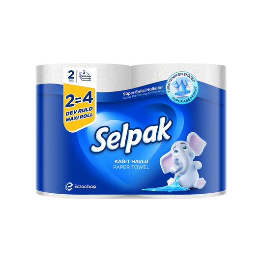 Selpak Kağıt Havlu Dev Rulo 2=4