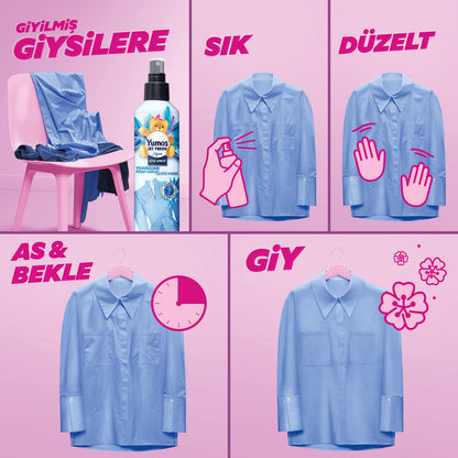 Yumoş JetFresh Giysi Spreyi Lilyum 200 ml