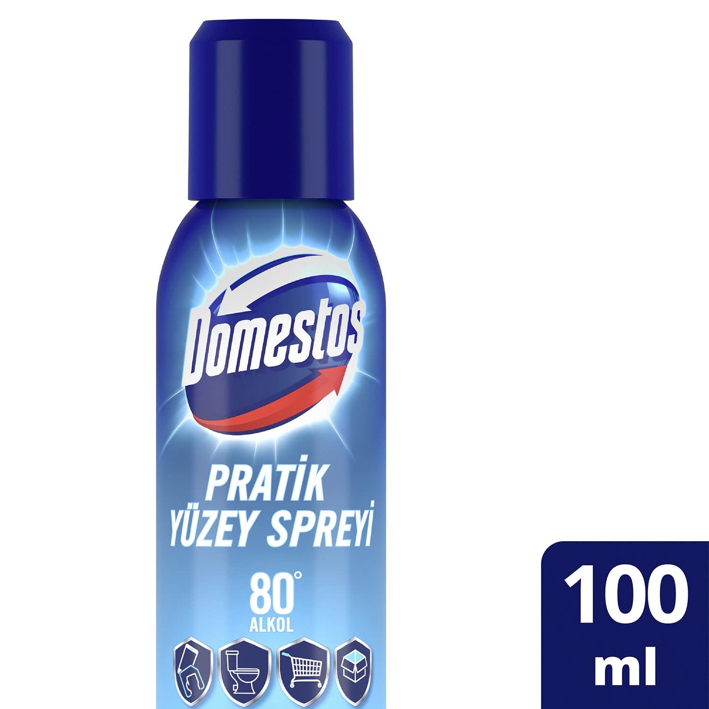 Domestos Pratik Yüzey Spreyi Maksimum Hijyen Alkol Bazlı 100 ml 1 Adet