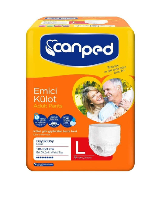 Canped Hasta Bezi (Külot) Large 8'li