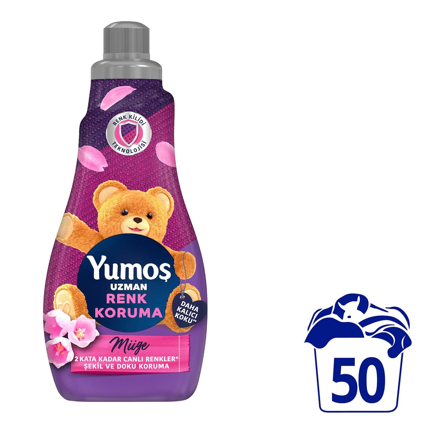 Yumoş Uzman Konsantre Çamaşır Yumuşatıcısı Renk Koruma 50 Yıkama (1 x 1200 ml)