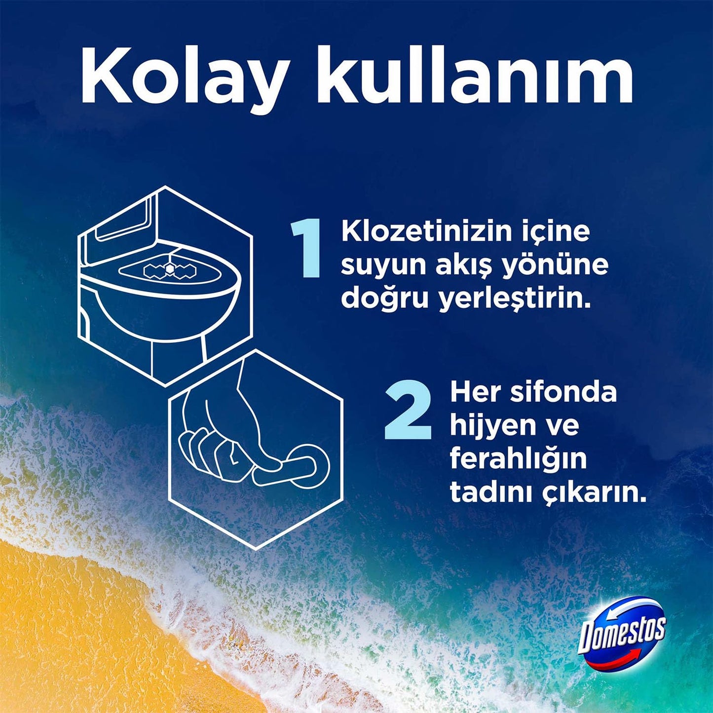 Domestos WC Blok 5'li Güç