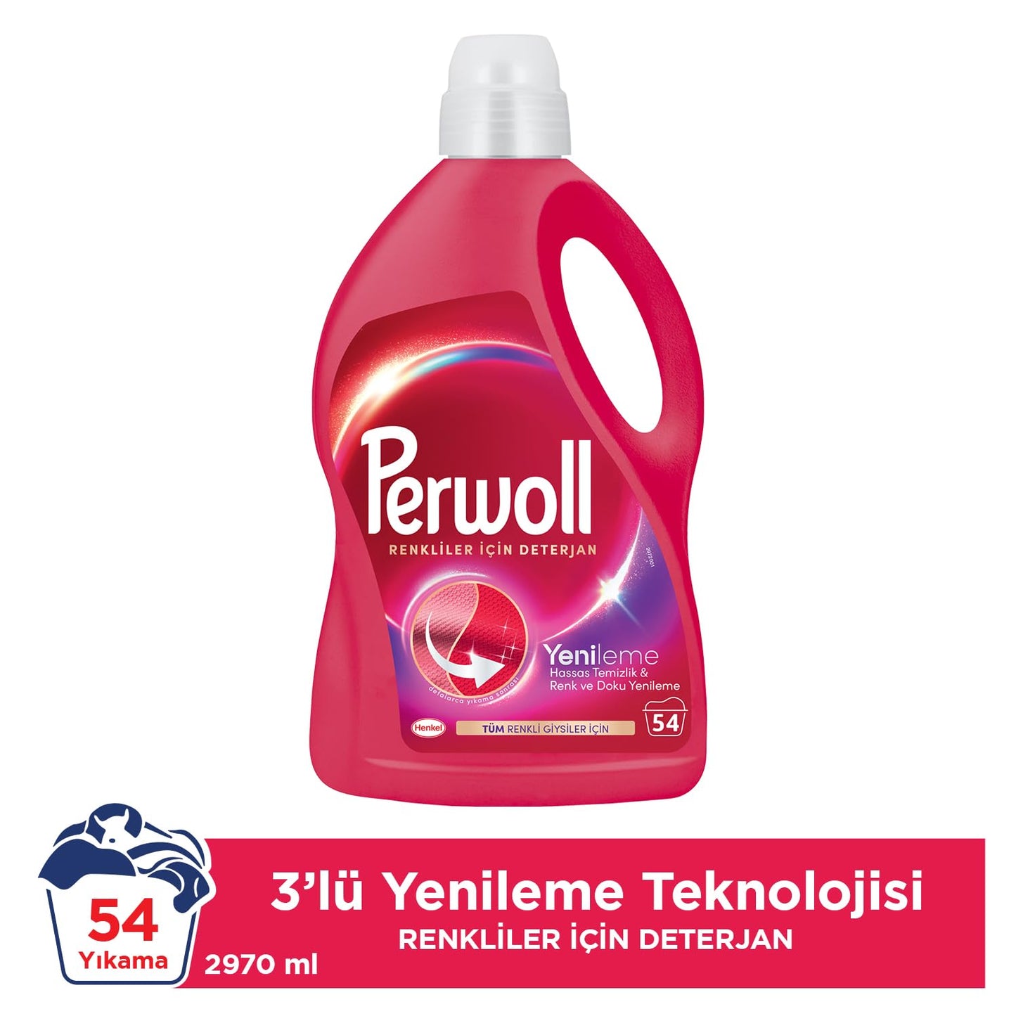 Perwoll Geliştirilmiş Renkli Sıvı Çamaşır Detarjanı 2970 ml