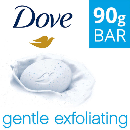 Dove Beauty Cream Bar Katı Güzellik Sabunu Gentle Exfoliating Nemlendirici Etkili, 90 g