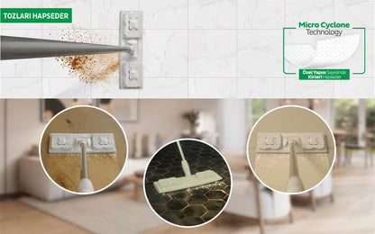 Sleepy Easy Clean Beyaz Sabun Katkılı Mopa Uyumlu Yer Temizlik Havlusu 50 Yaprak