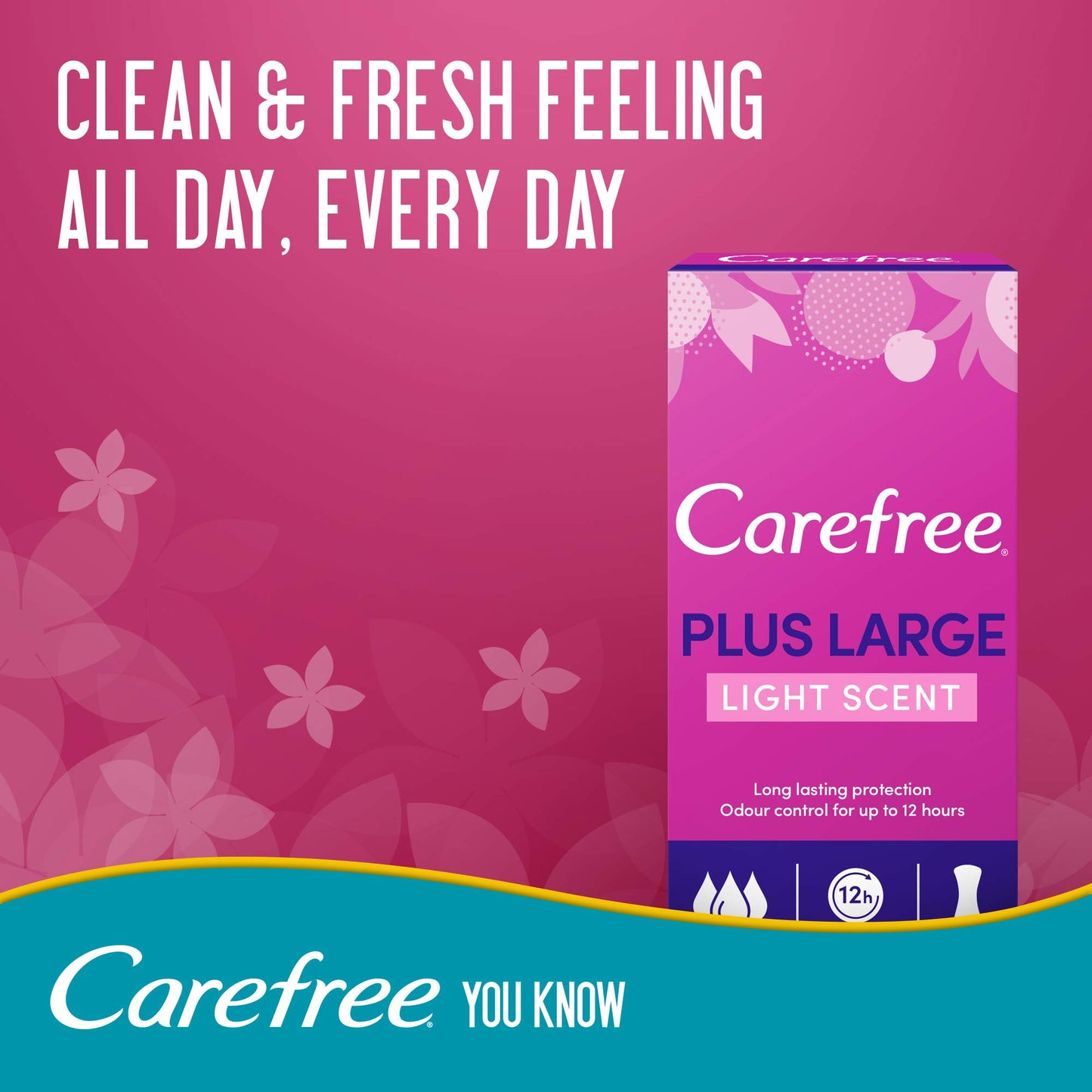 Carefree Organic Uzun Günlük Ped