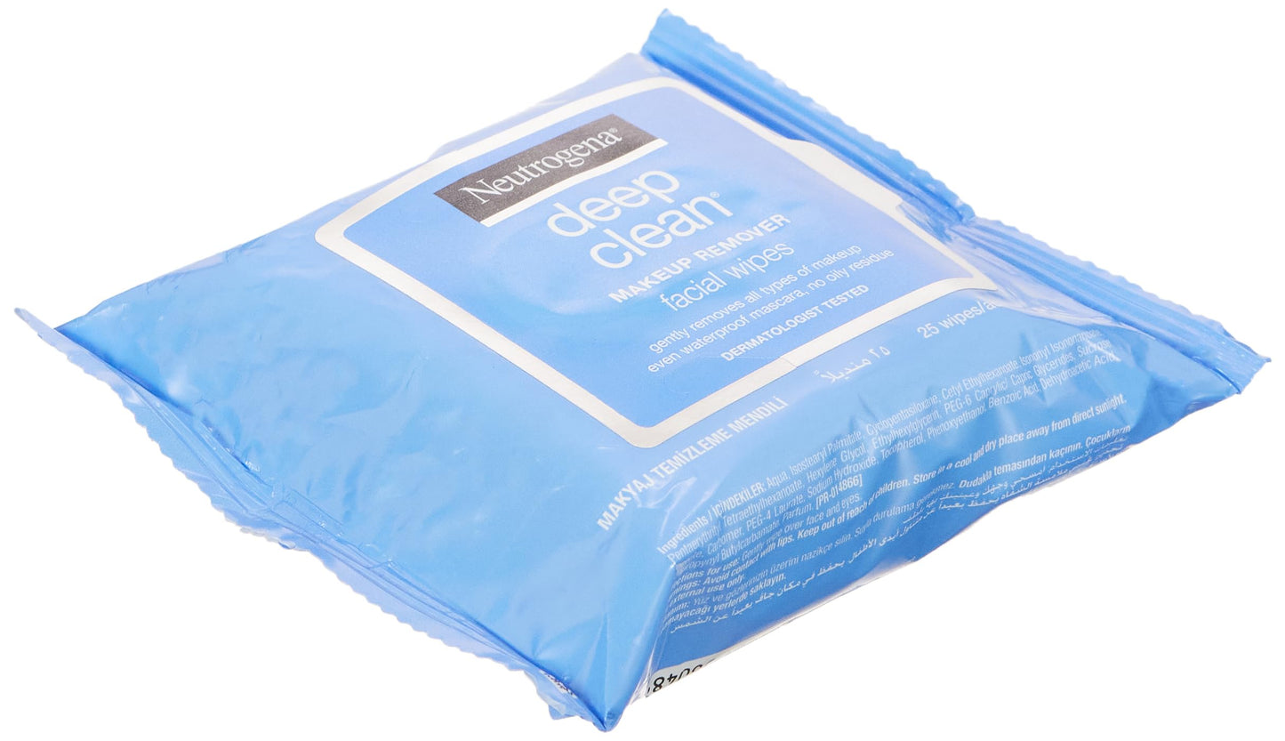 Neutrogena-Deep Clean Makyaj Temizleme Mendili 25 Adet