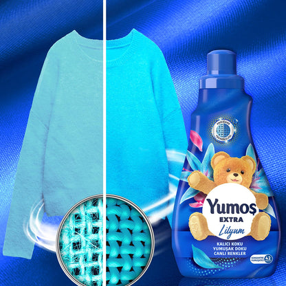YUMOS Extra Konsantre Çamaşır Yumuşatıcısı Lilyum 1008 ml