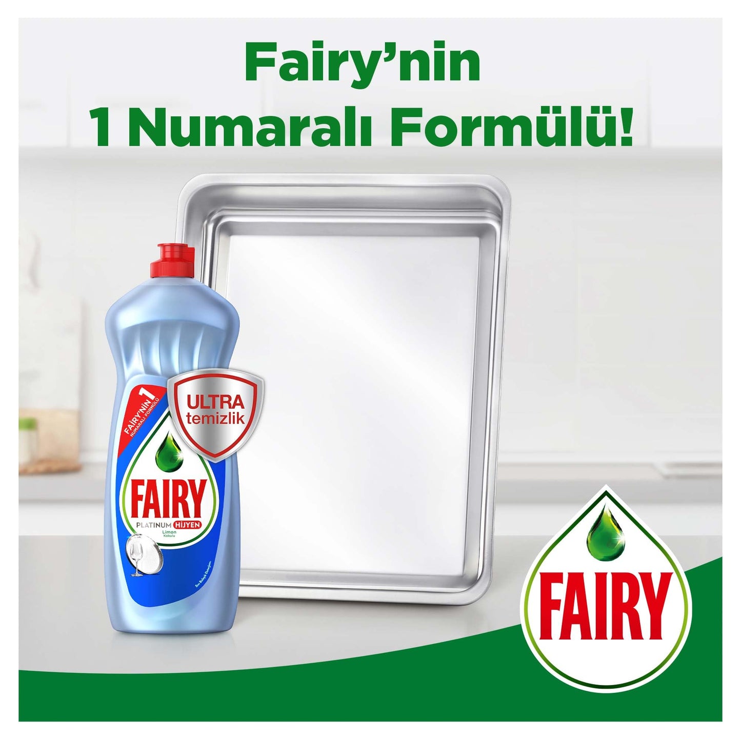 Fairy Platinum Hijyen Sıvı Bulaşık Deterjanı Limon