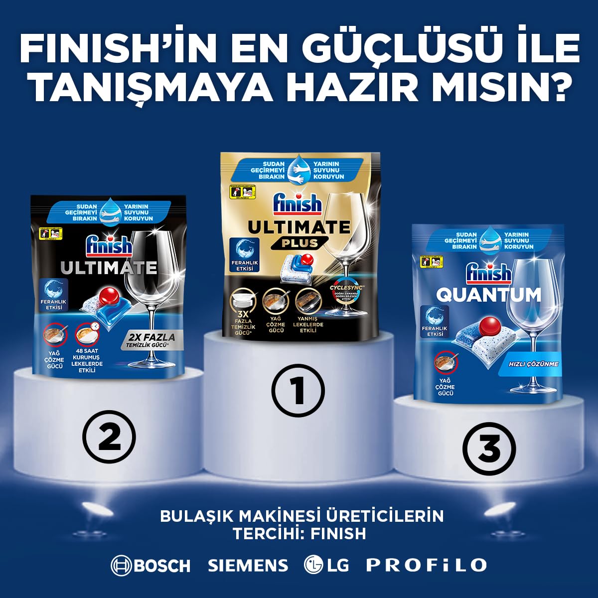 Finish Quantum Bulaşık Makinesi Deterjanı Tableti