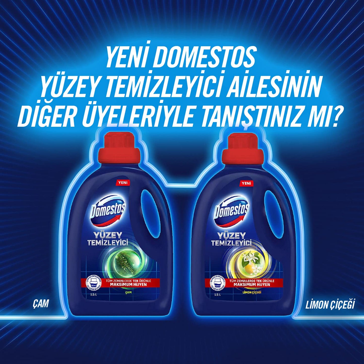 Domestos Yüzey Temizleyici Yoğun Kıvam Okyanus 1500 ml