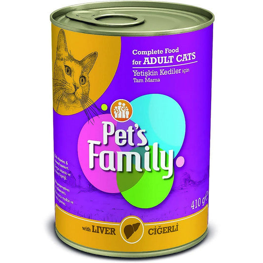 Pet's Family Ciğerli Kedi Konservesi 410g