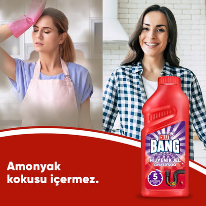 Cillit Bang Turbo Hijyenik Jel Lavabo Açıcı