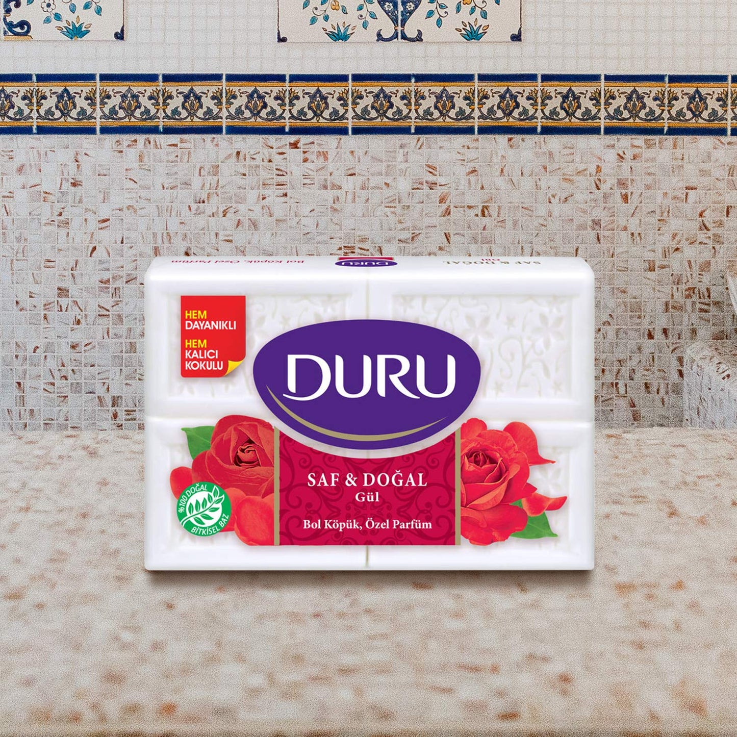 Duru Saf & Doğal Lavanta Beyaz Kalıp Sabun, 600 gr