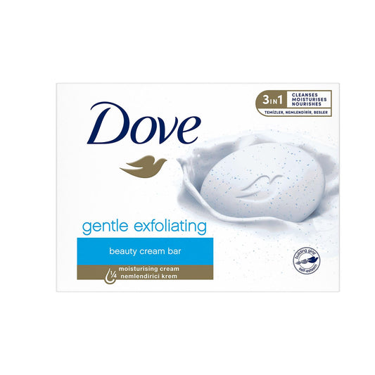 Dove Beauty Cream Bar Katı Güzellik Sabunu Gentle Exfoliating Nemlendirici Etkili, 90 g